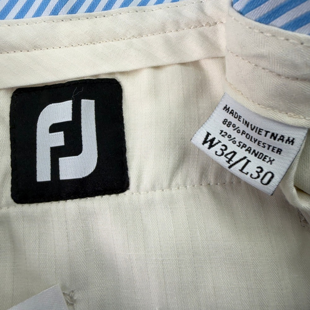 FootJoy Golf Pants Men 34x30 (Fits 35x29) Performance Stretch Poly Blend - Picture 2 of 15